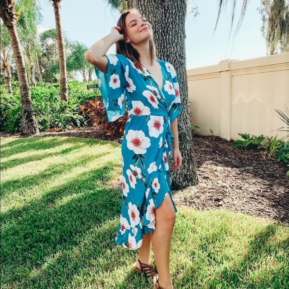 Shore Wrap Dress - Picture 1 of 5